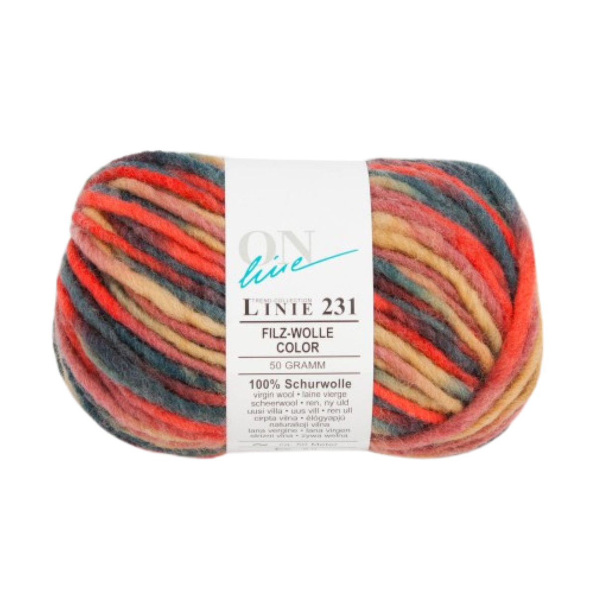 LINIE 231 FILZ - WOLLE COLOR